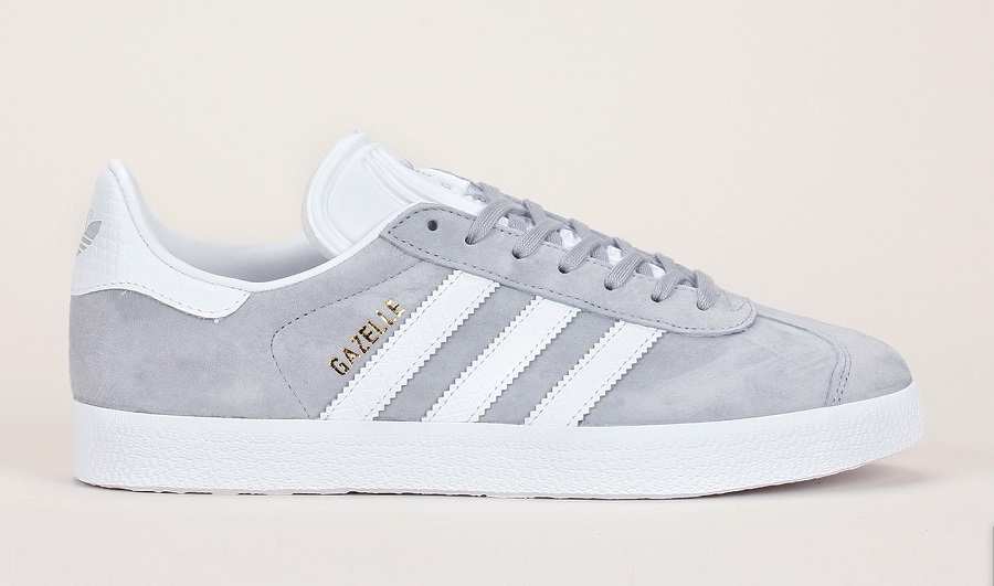 adidas gazelle grise et blanche femme